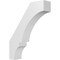 Ekena Millwork 5 1/2-in. W x 22-in. D x 28-in. H Balboa Architectural Grade PVC Knee Brace BRCP055X22X28BOA - alternate 1
